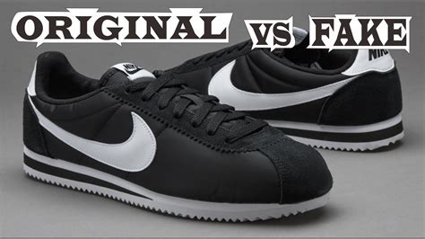 fake nike cortez vs real|spotting nike cortez laces.